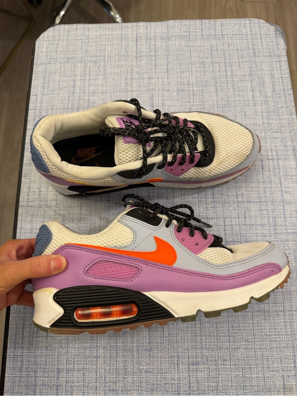 Nike air max 90 carnival colorful Women’s Athletic Sneakers - Picture 6 of 10
